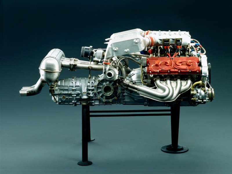 Illustration for article titled This Is What The Guts Of A Ferrari F40 Look Like